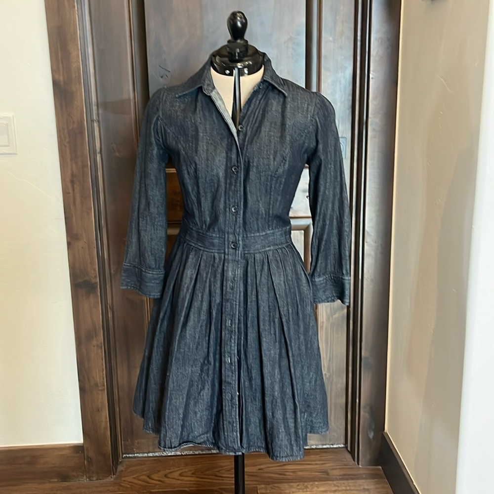 Denim Shirt Dress